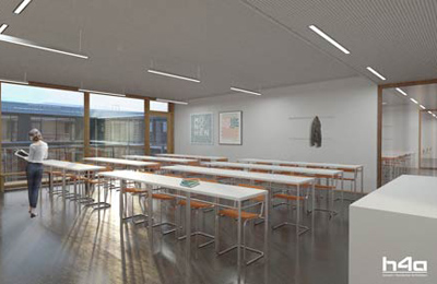 Gymnasium Riem- Klassenraum